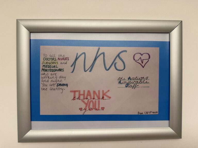 NHS Thank you poster